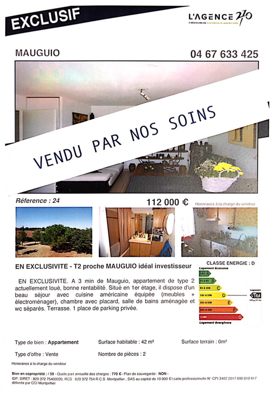 Offres de vente Appartement Mauguio (34130)